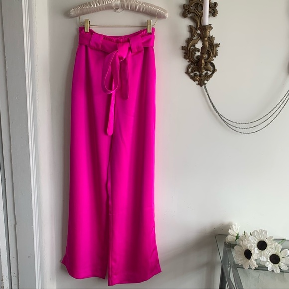 GENERATION LOVE PINK MARIA SATIN PANTS - Picture 3 of 12